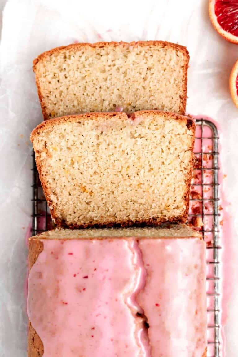 Blood Orange and Almond Olive Oil Loaf Cake