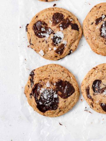 Chew Chocolate Chip Cookies - Gluten Free, Grain Free, Dairy Free, Refined Sugar Free