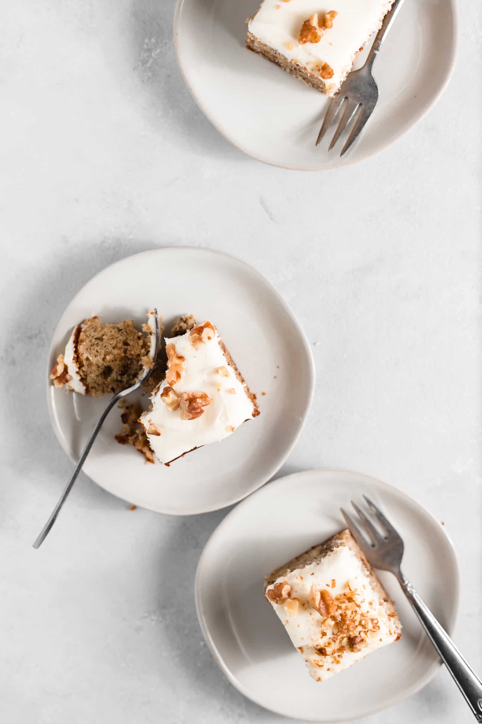The Best Banana Walnut Cake with Cream Cheese Frosting