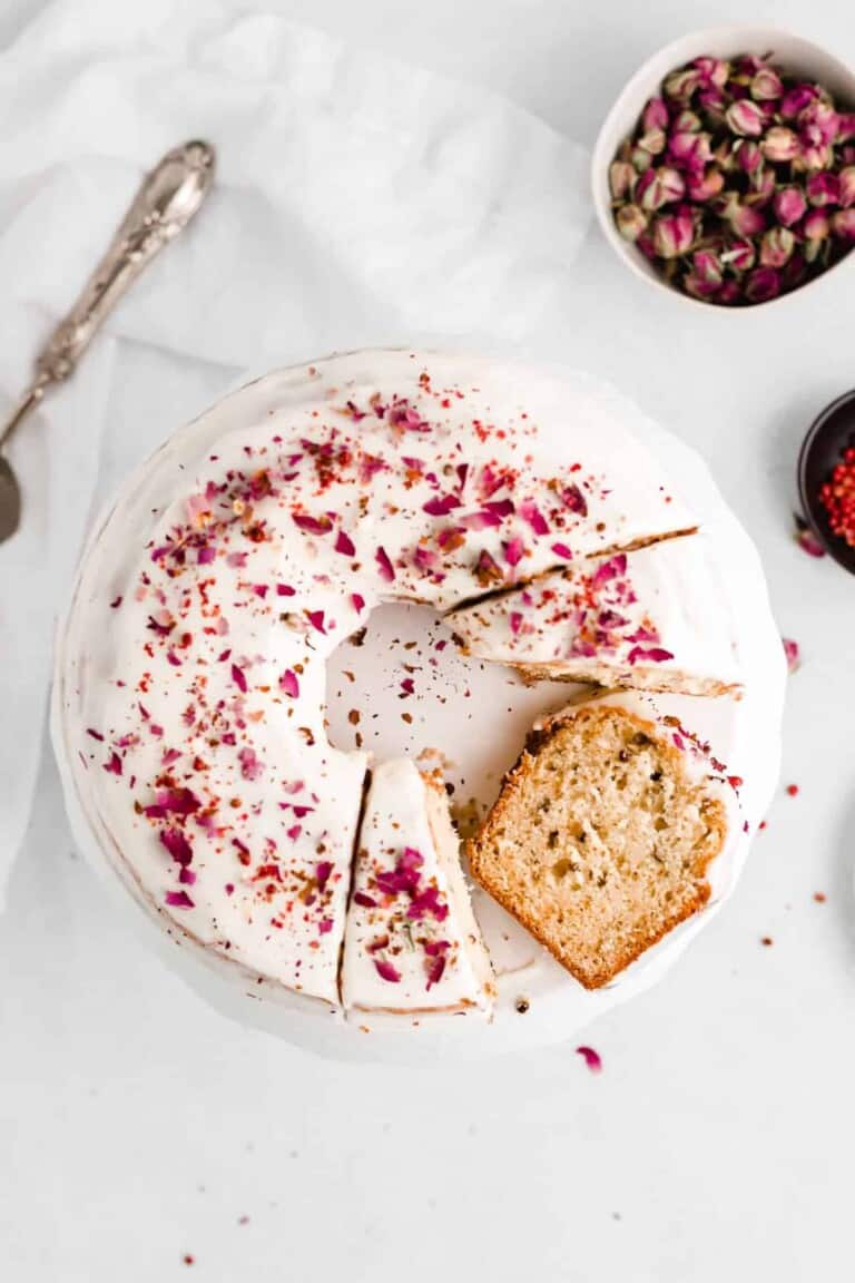 Rose and Pink Peppercorn Cake