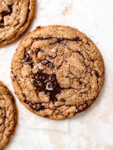 tahini chocolate chip cookie