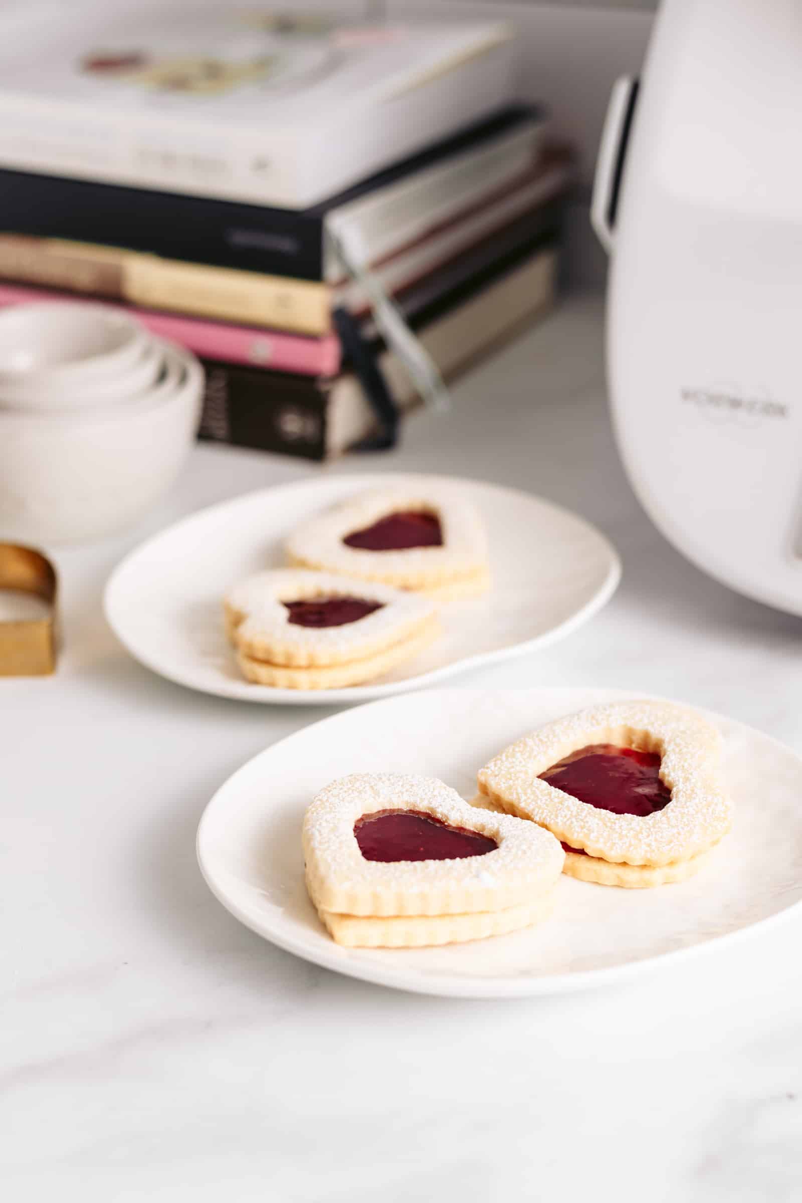 Valentine's Day Strawberry Cookie Sandwiches for two!!