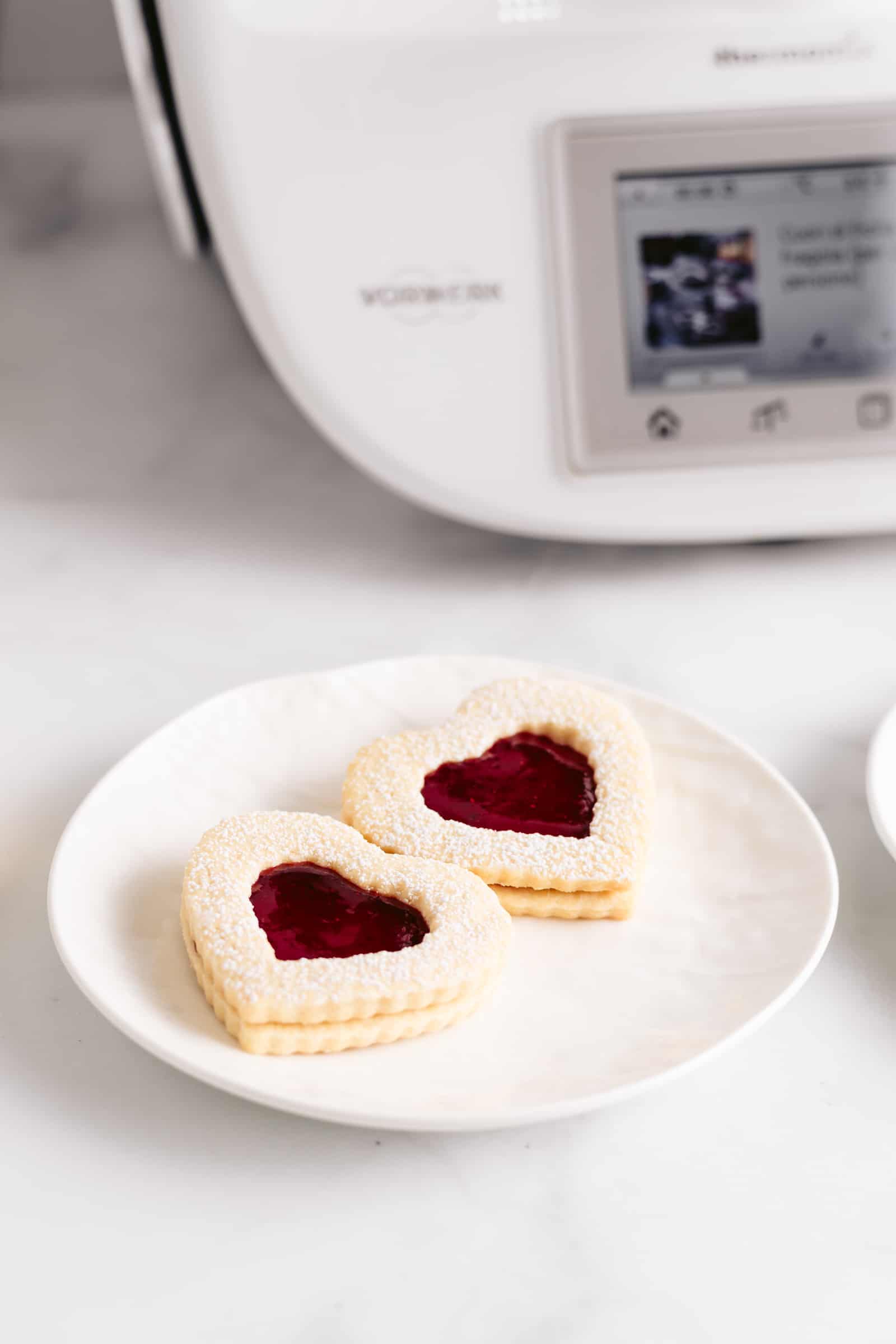 Thermomix Strawberry Shortbread Cookies for Two