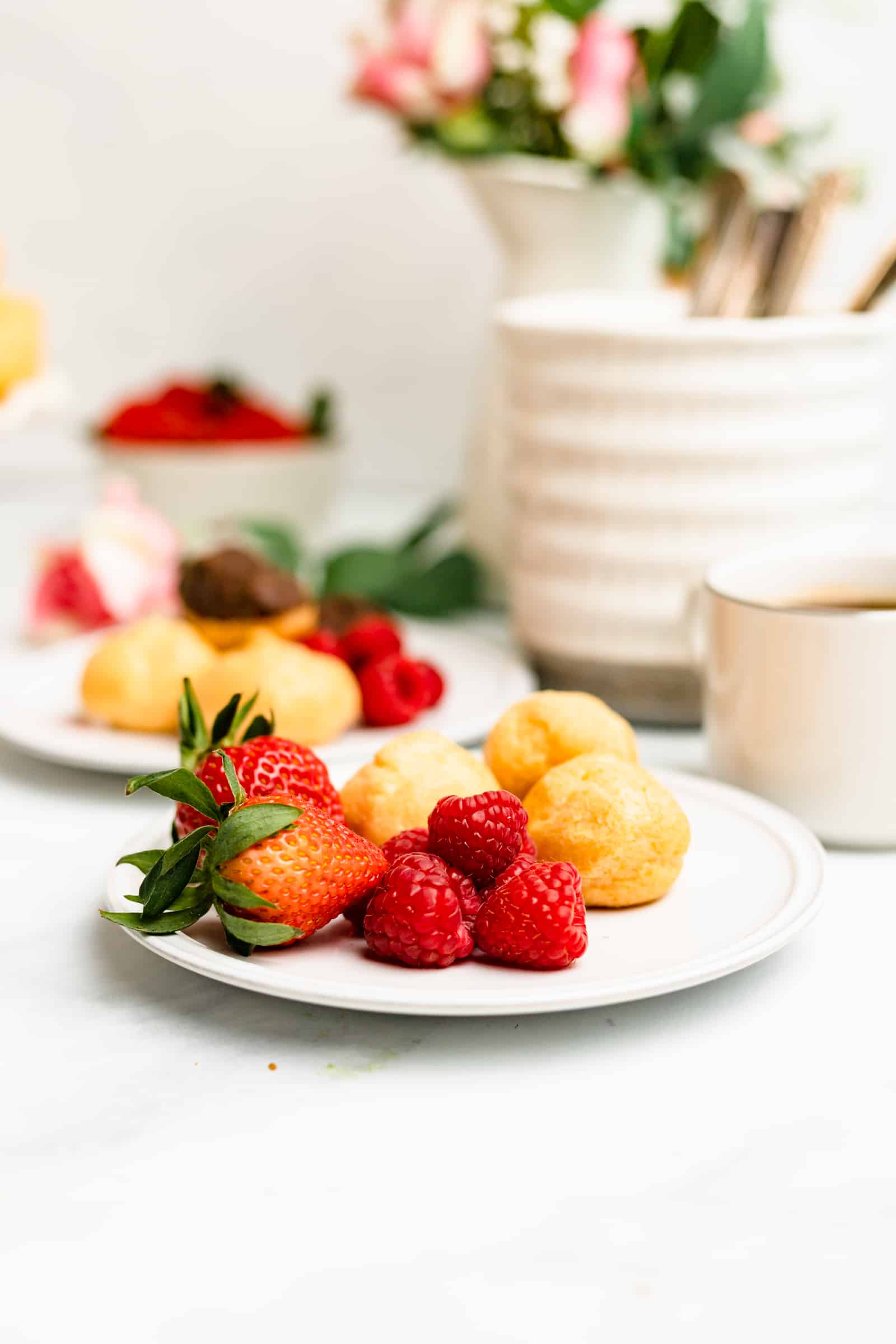 Cream Puff Food Photography