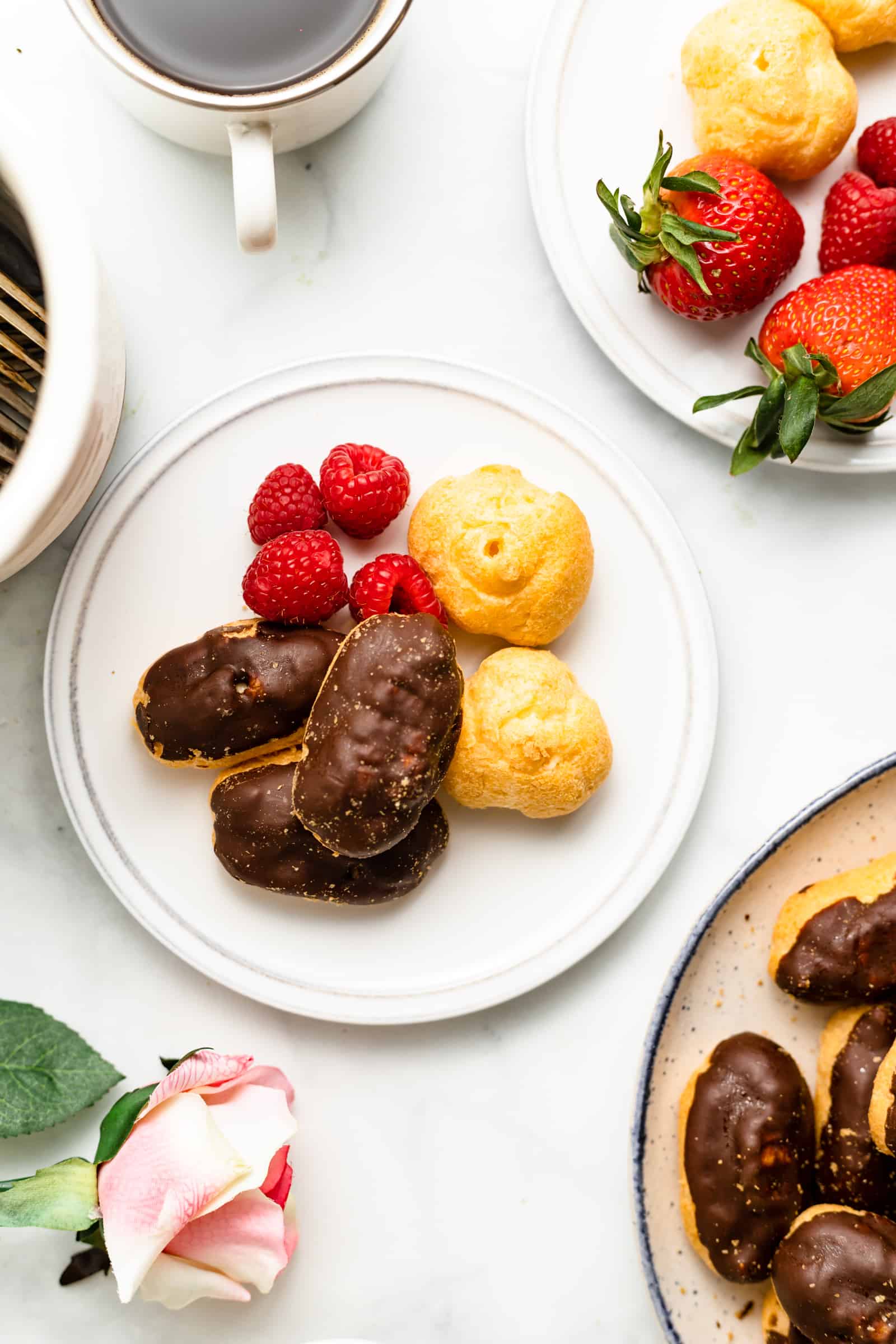 Eclair and Cream Puff Brunch