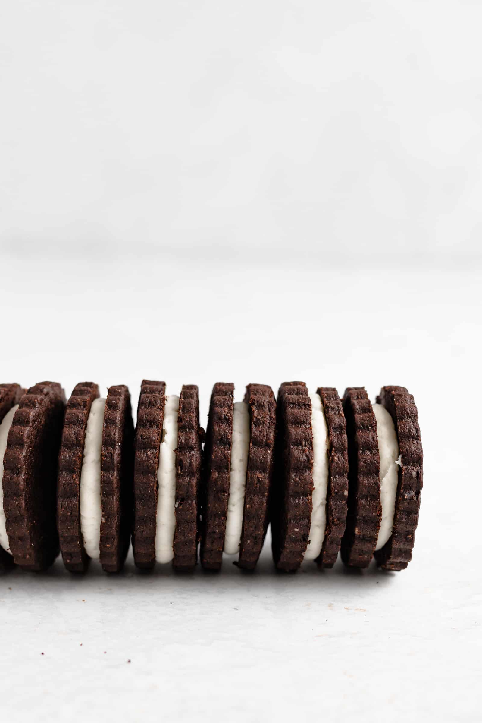 Cream Filled Chocolate Sandwich Cookies - The BEST homemade Oreo cookie recipe