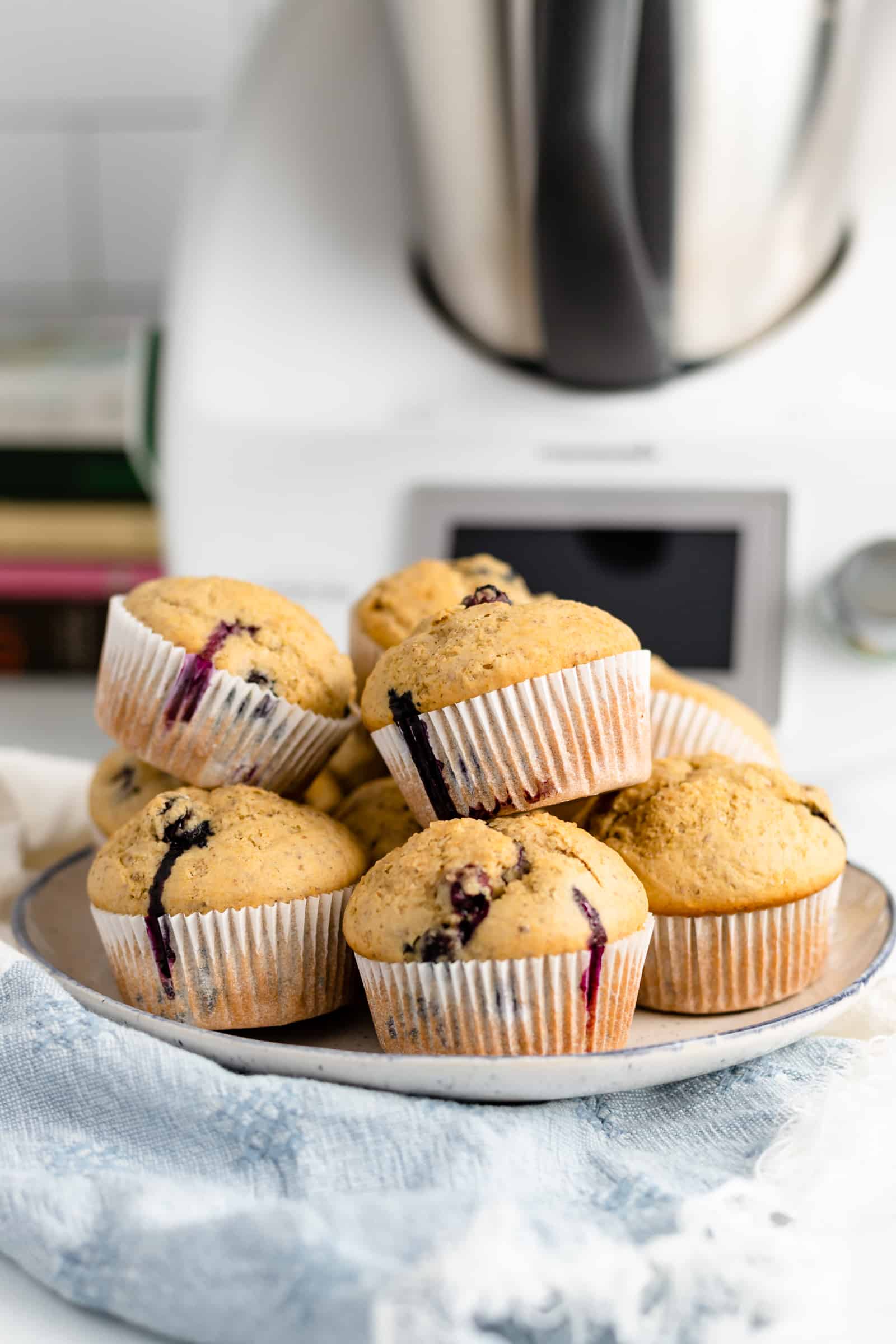 Blueberry Flax Muffin Recipe - quick, east, and wholesome!