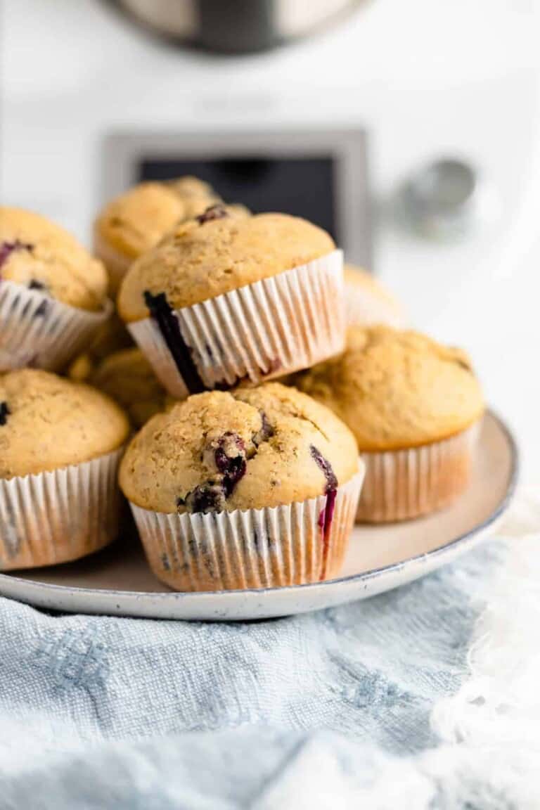 Thermomix Blueberry Flax Muffins