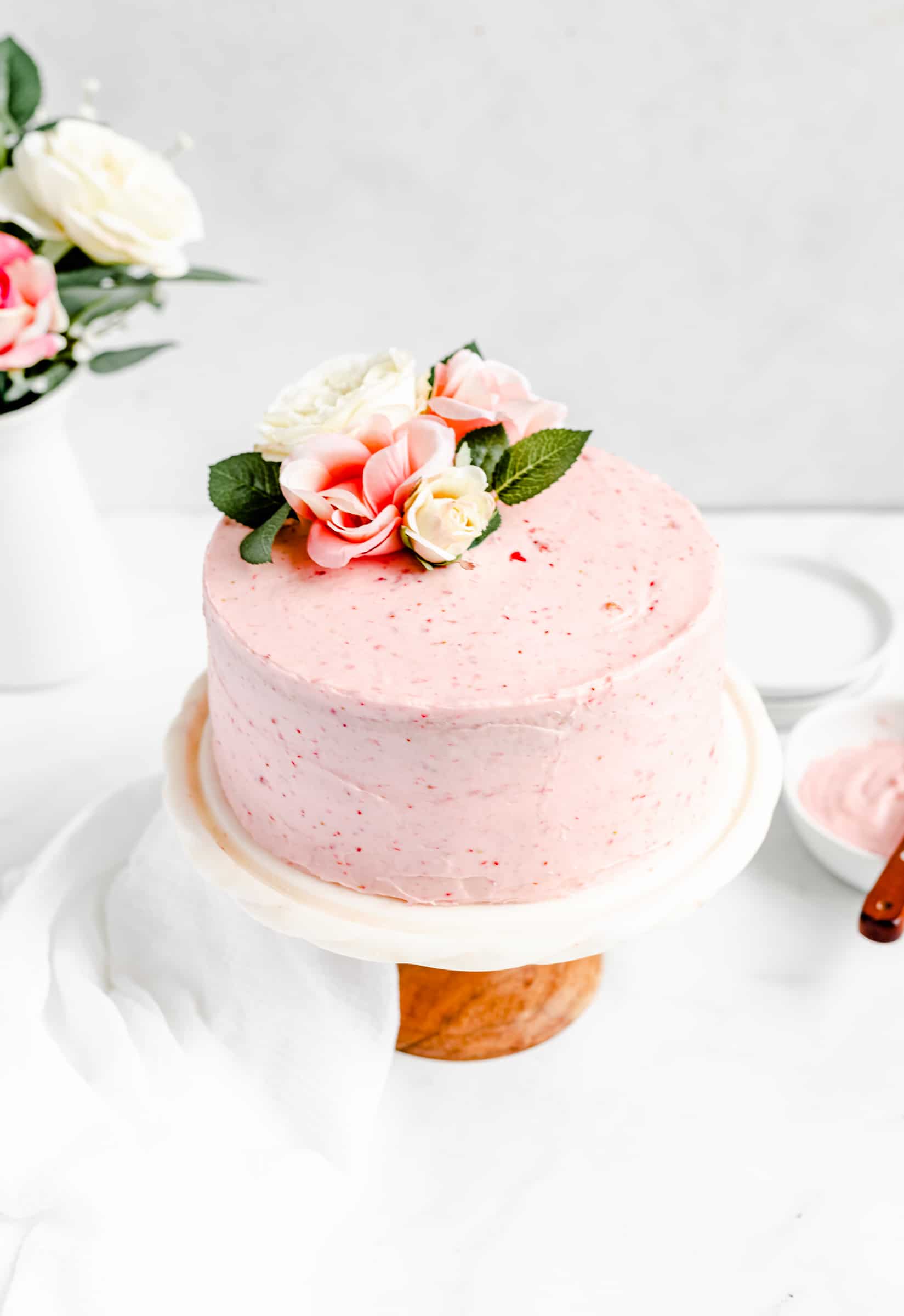 strawberry layer cake