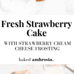 strawberry cake recipe