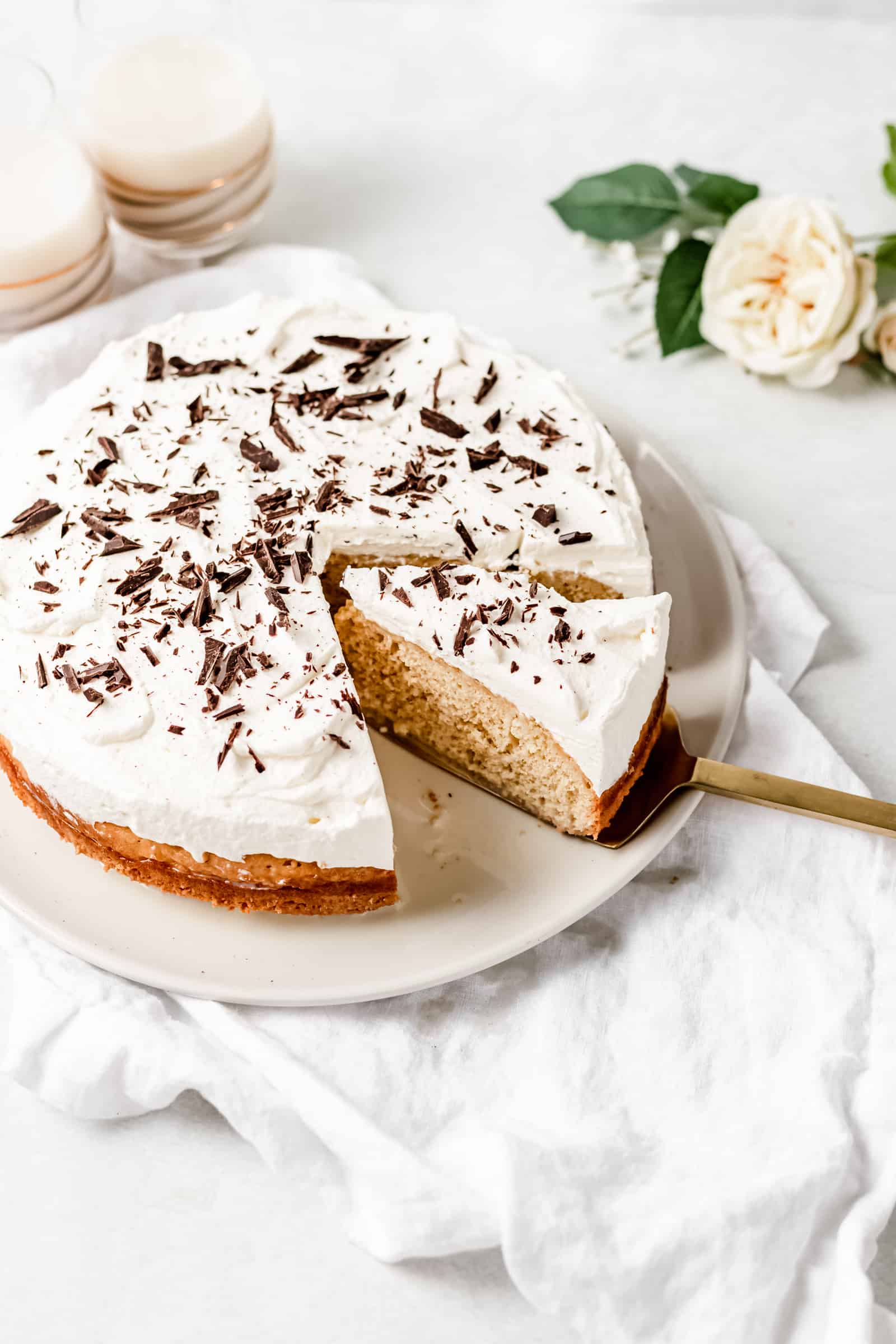 peanut butter tres leches cake