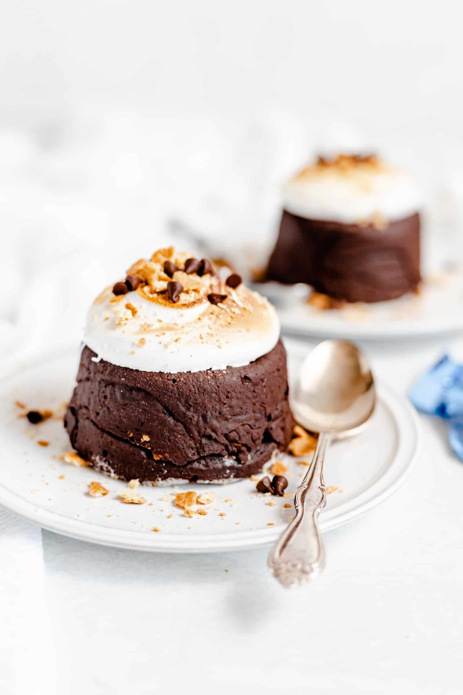 molten smore's chocolate lava cake