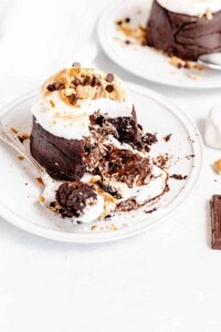 molten smores chocolate lava cake