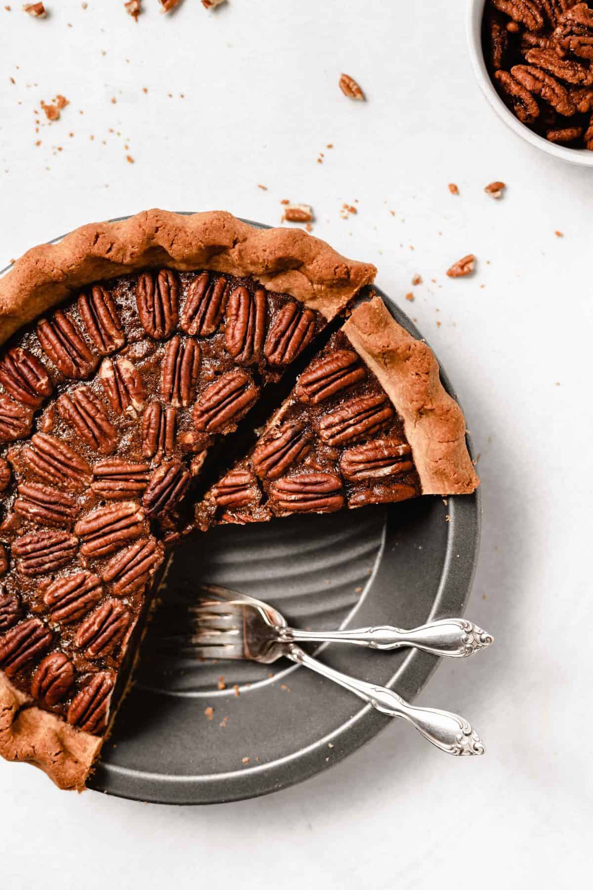 paleo pecan pie.