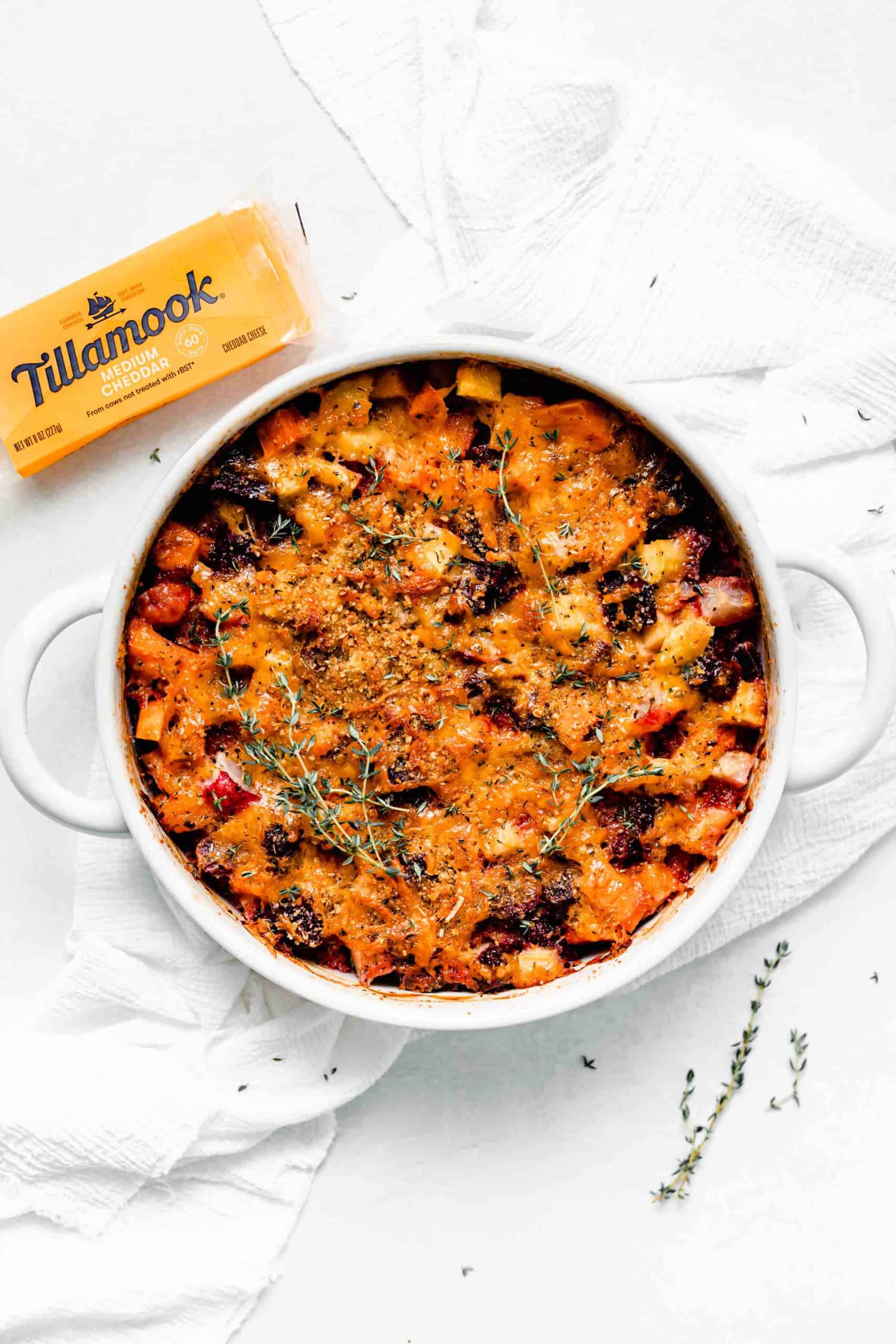 root vegetable gratin