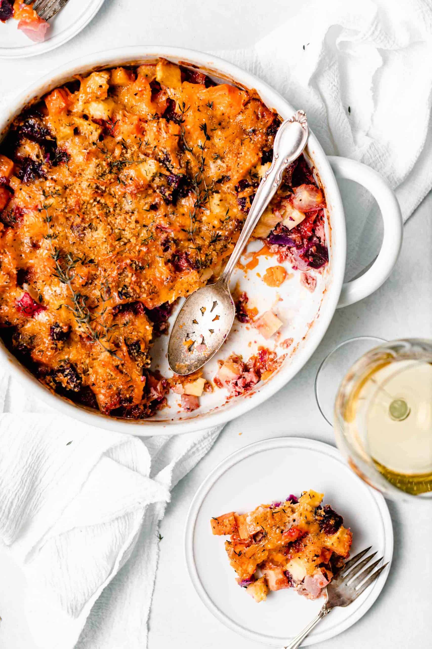 root vegetable gratin