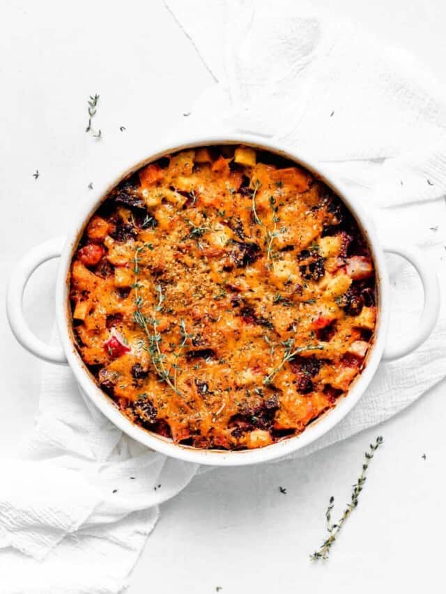 root vegetable gratin