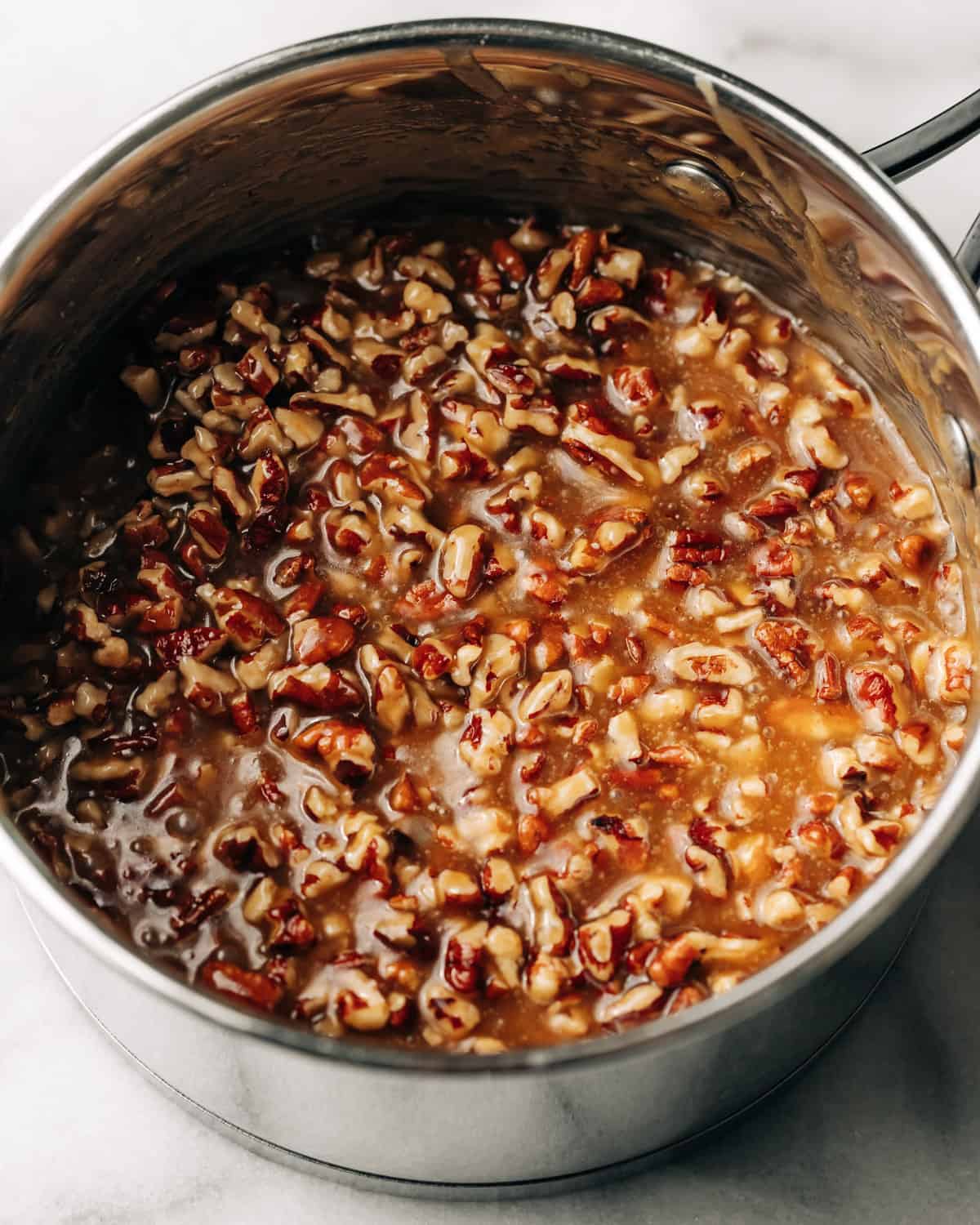 pecan bar filling.