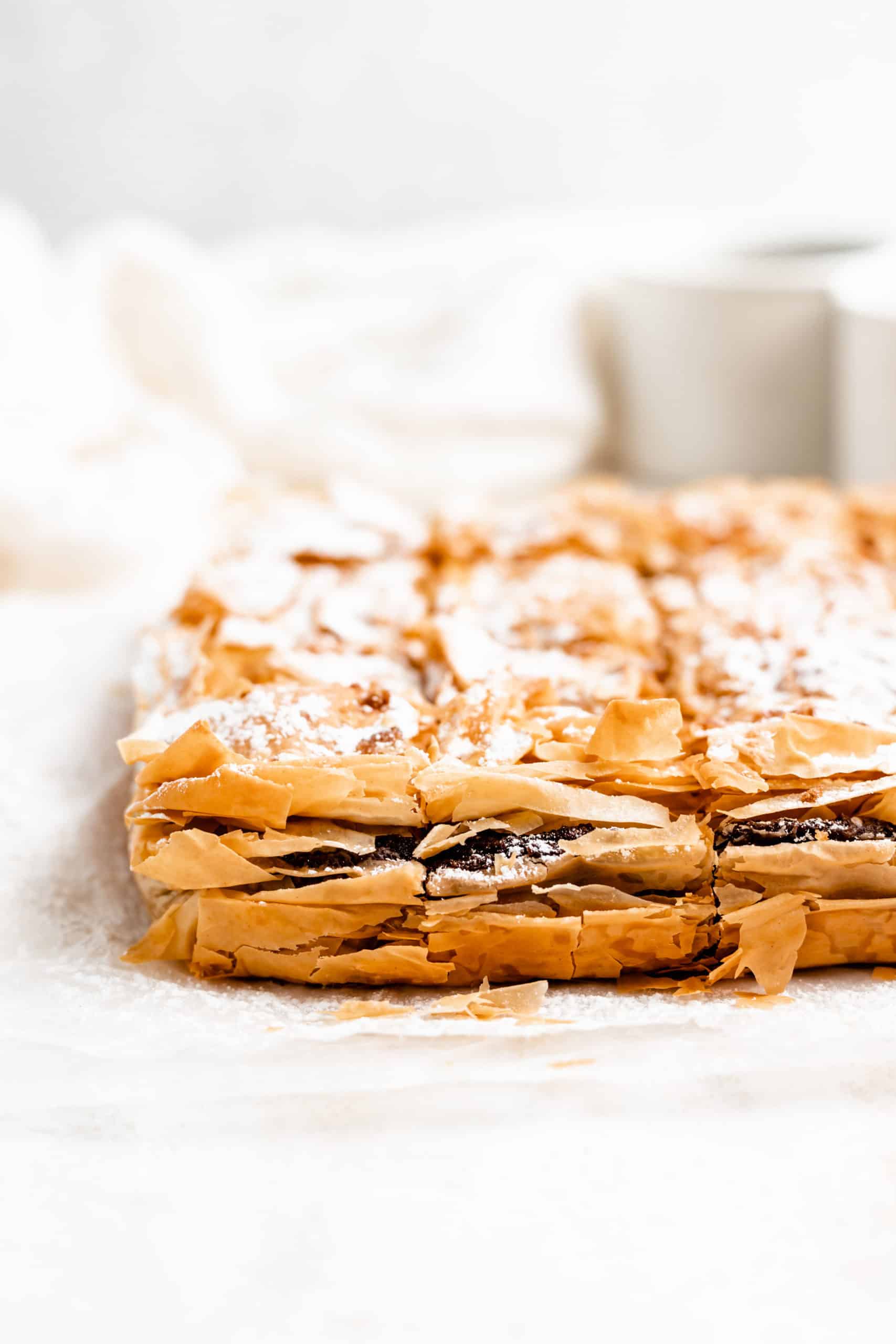 Nutella Bougatsa Greek Custard Filled Phyllo Pastry Baked Ambrosia