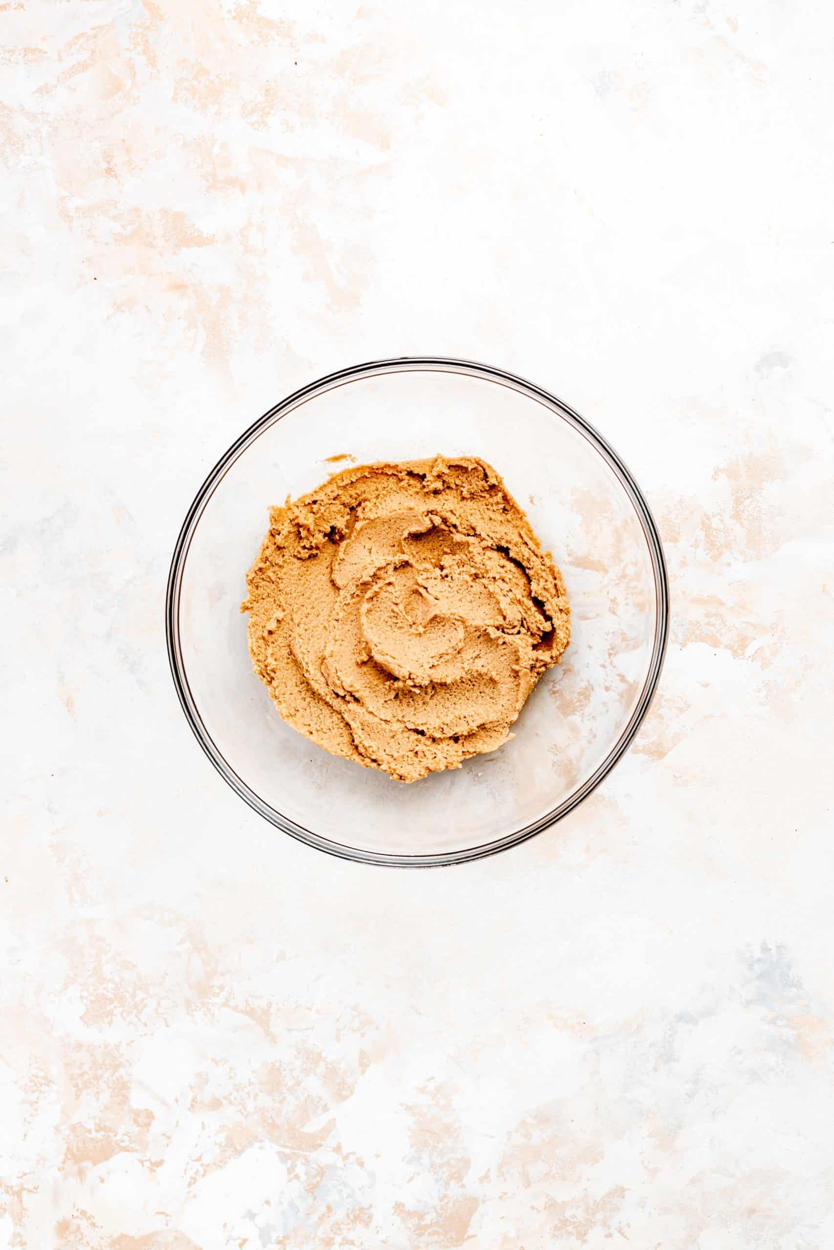 oatmeal raisin cookie dough in bowl