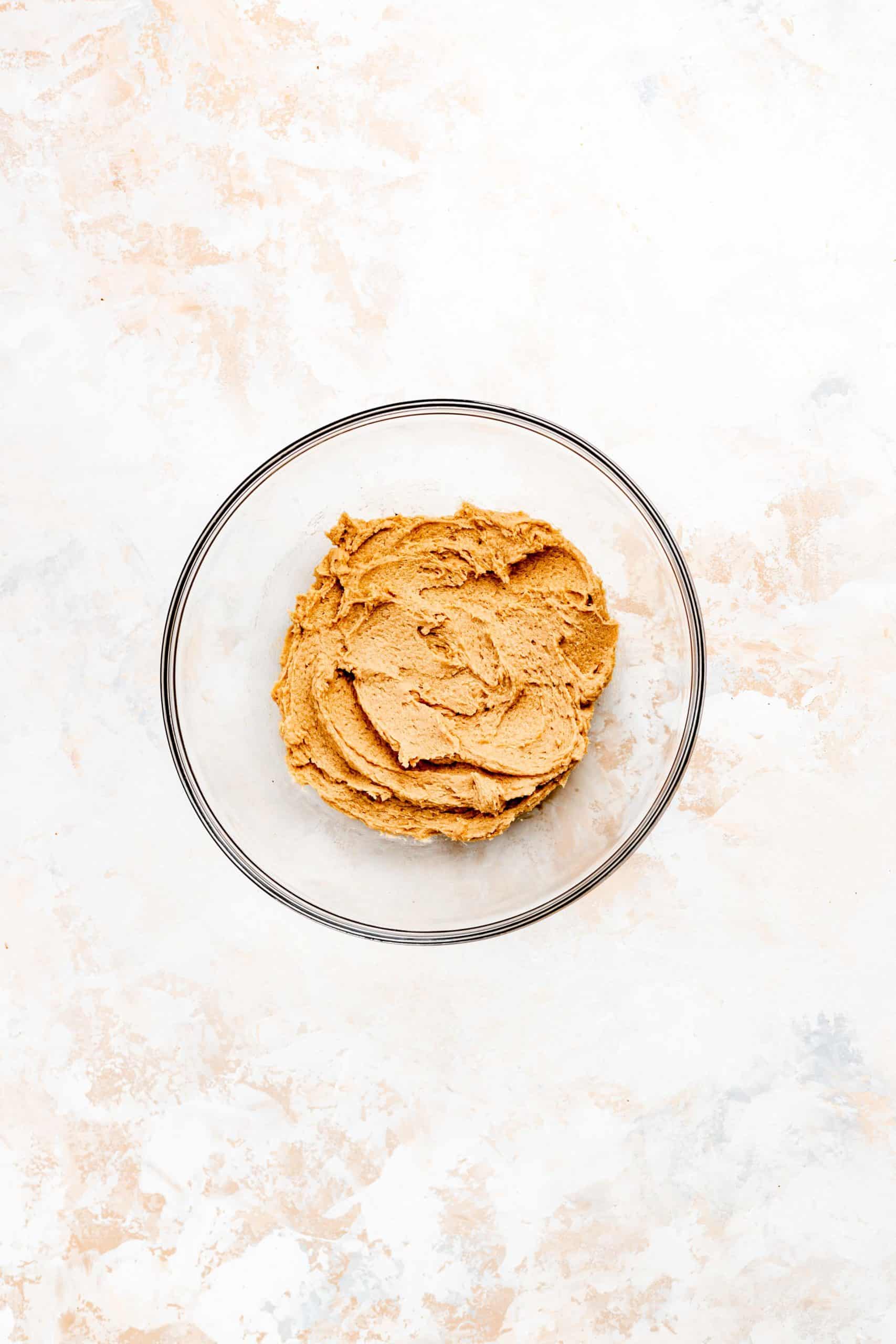 oatmeal raisin cookie dough in bowl