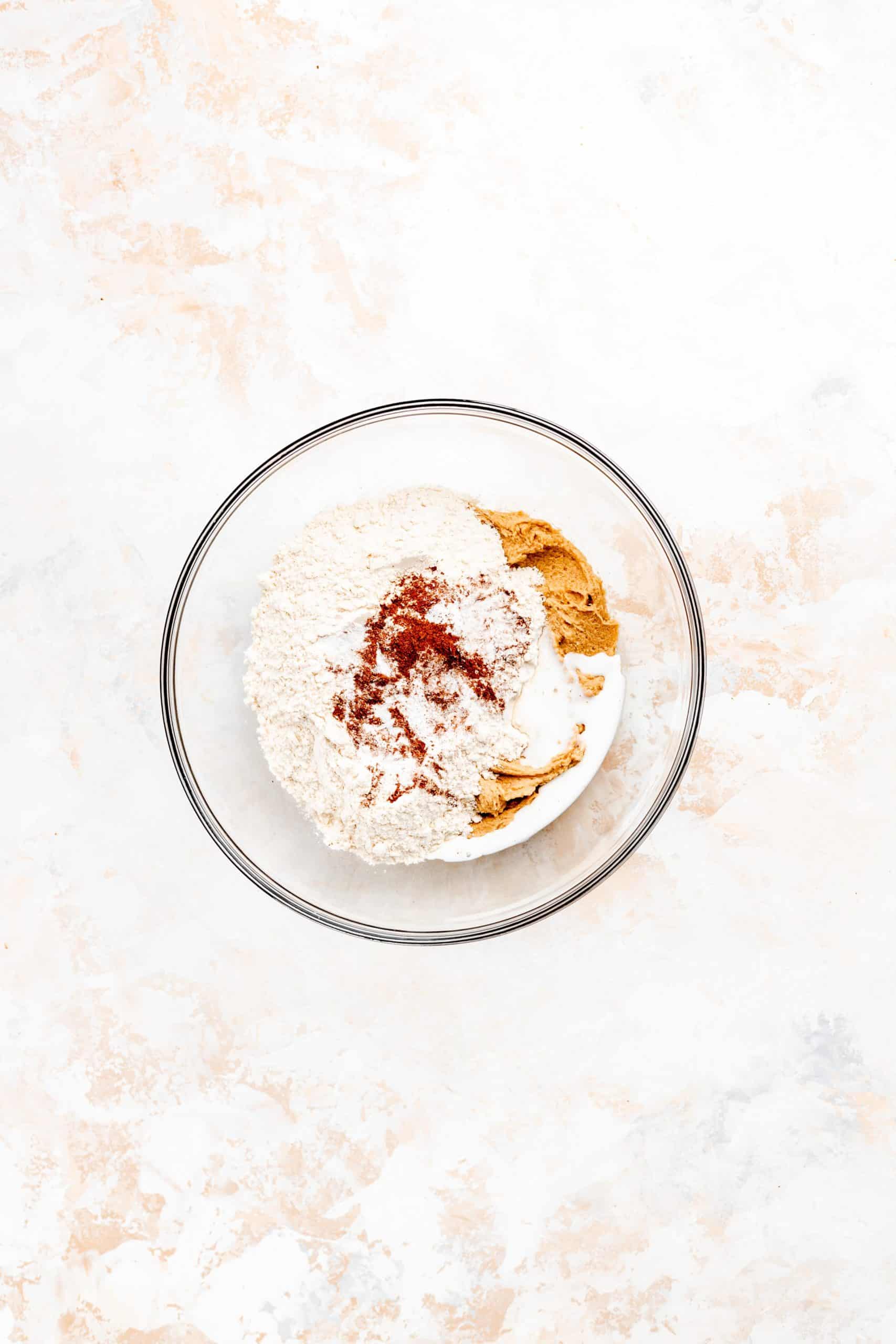 oatmeal raisin cookie dough in bowl