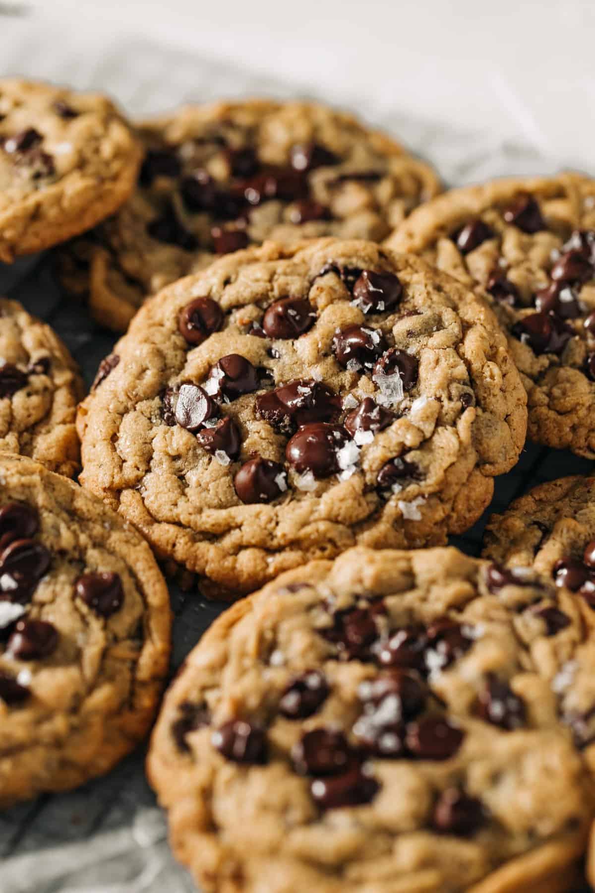 Peanut butter oatmeal chocolate chip cookies.
