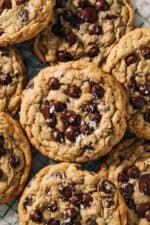 peanut butter oatmeal chocolate chip cookies.
