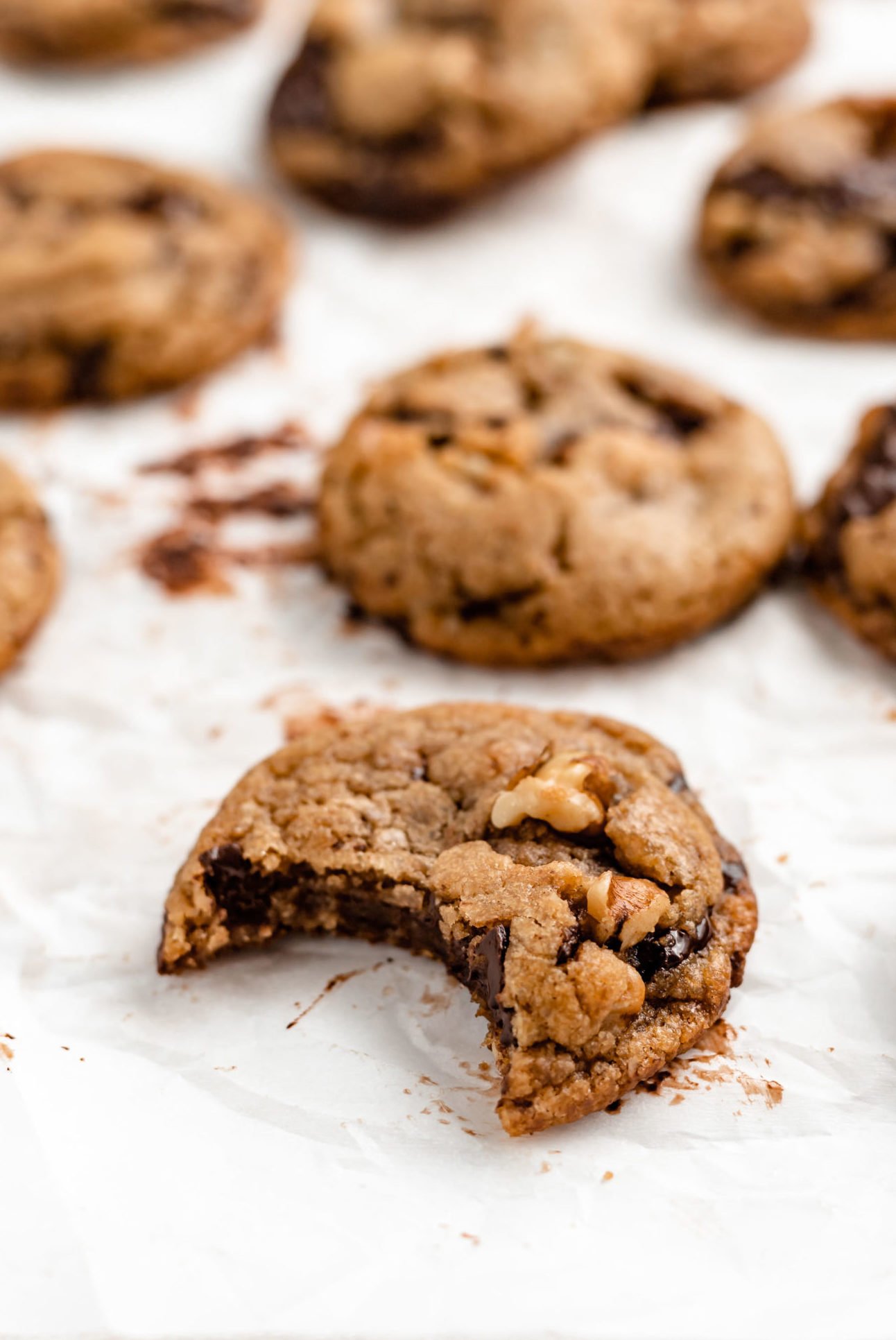 vegan chocolate chip cookie