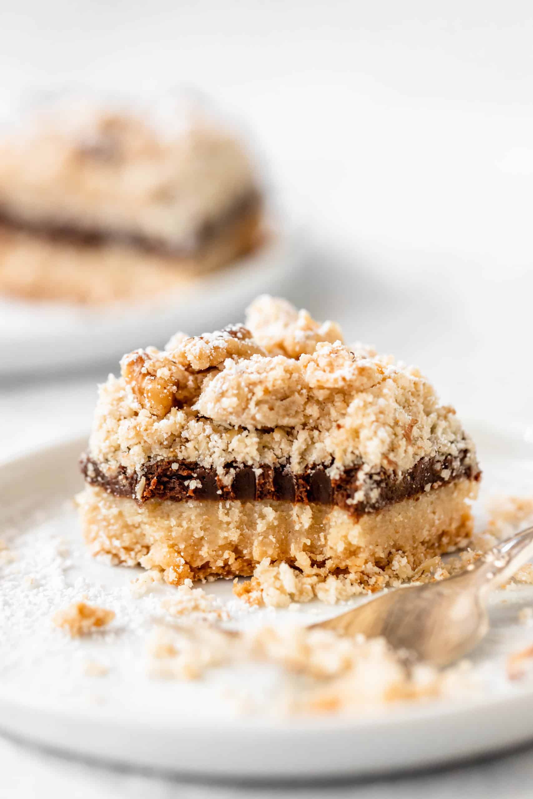 chocolate rye crumb bar