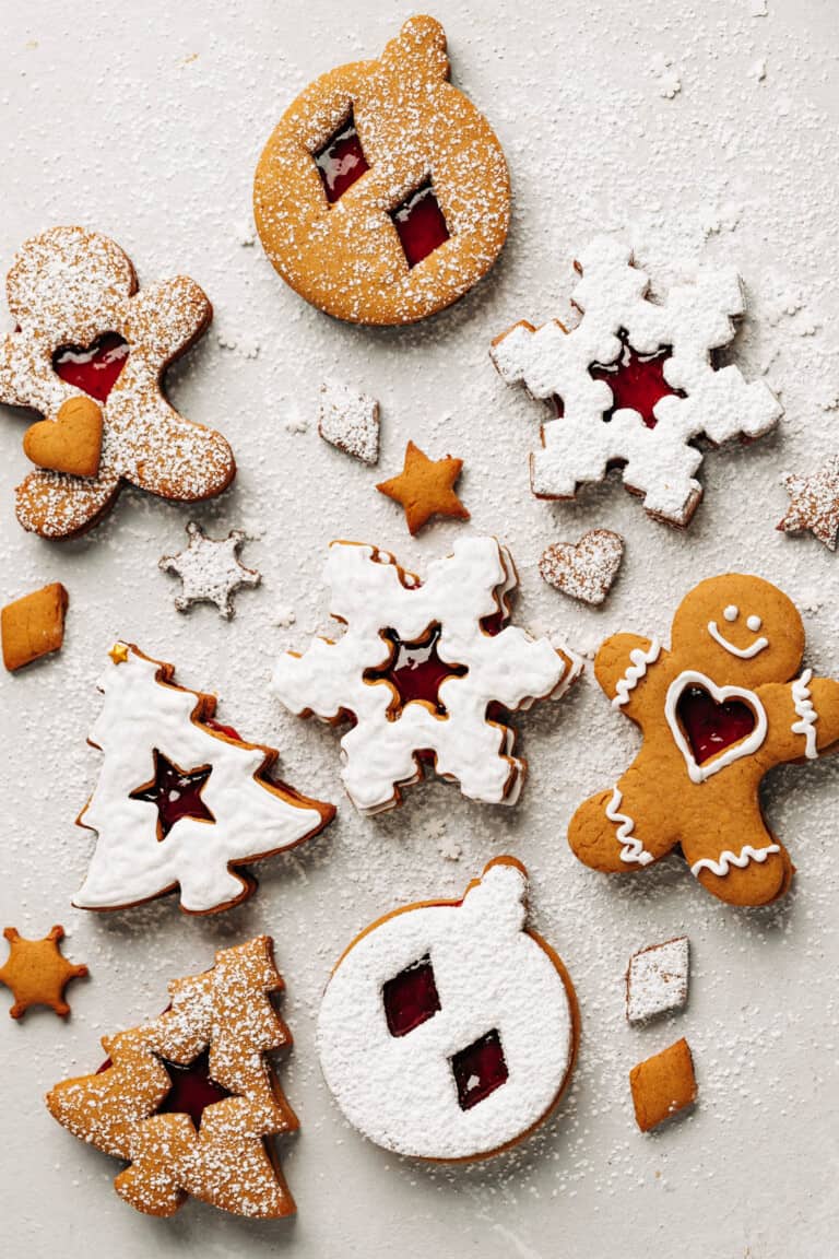 Gingerbread Linzer Cookies Recipe