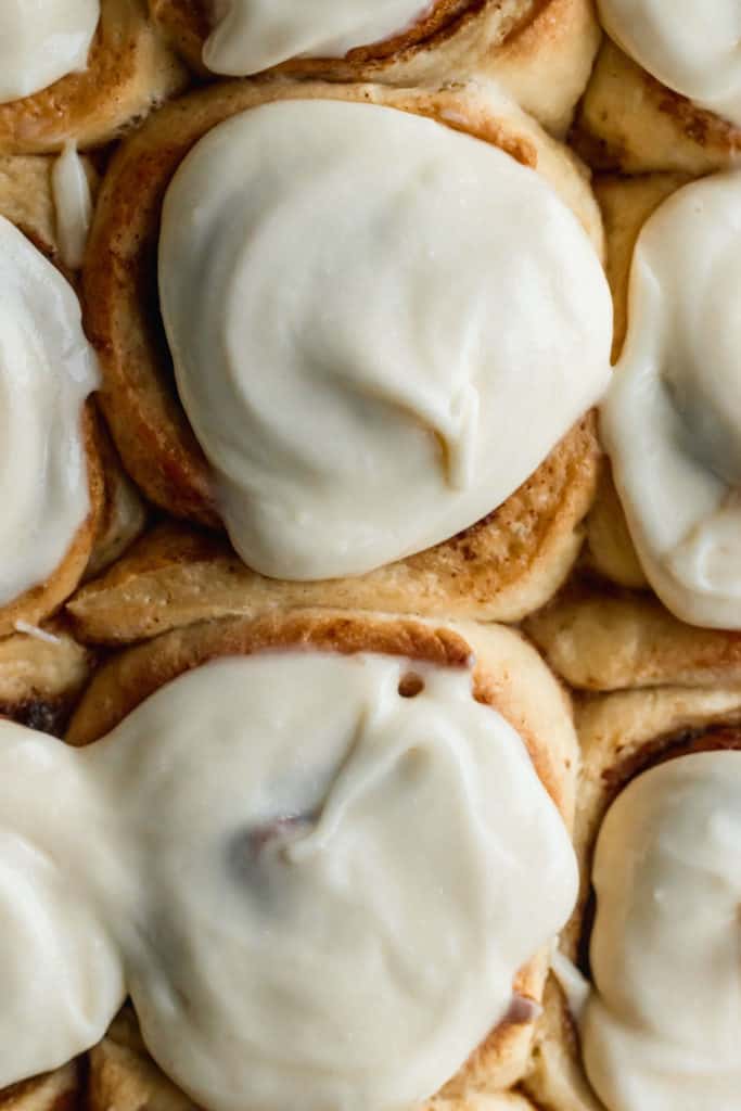 frosted cinnamon rolls