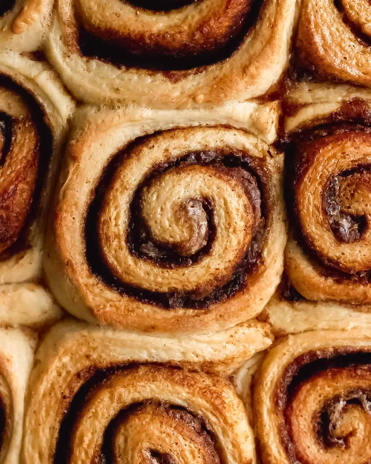 baked cinnamon rolls.