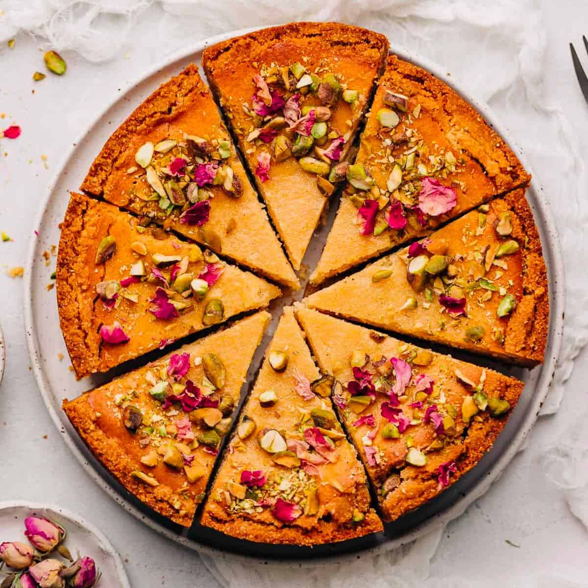 Persian Love Cake Recipe (with almond flour and rose)