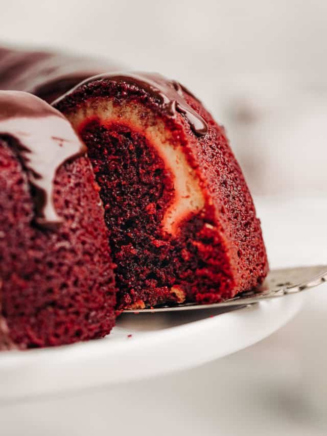 Red Velvet Cream Cheese Bundt Cake