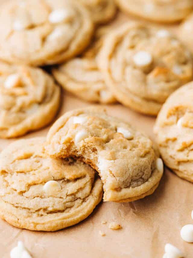 Brown Butter Banana White Chocolate Chip Cookies