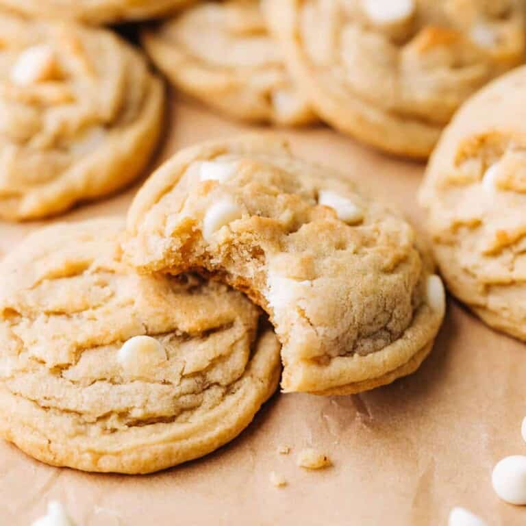 Brown Butter Banana White Chocolate Chip Cookies