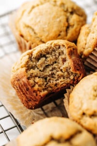 baby friendly banana muffin.