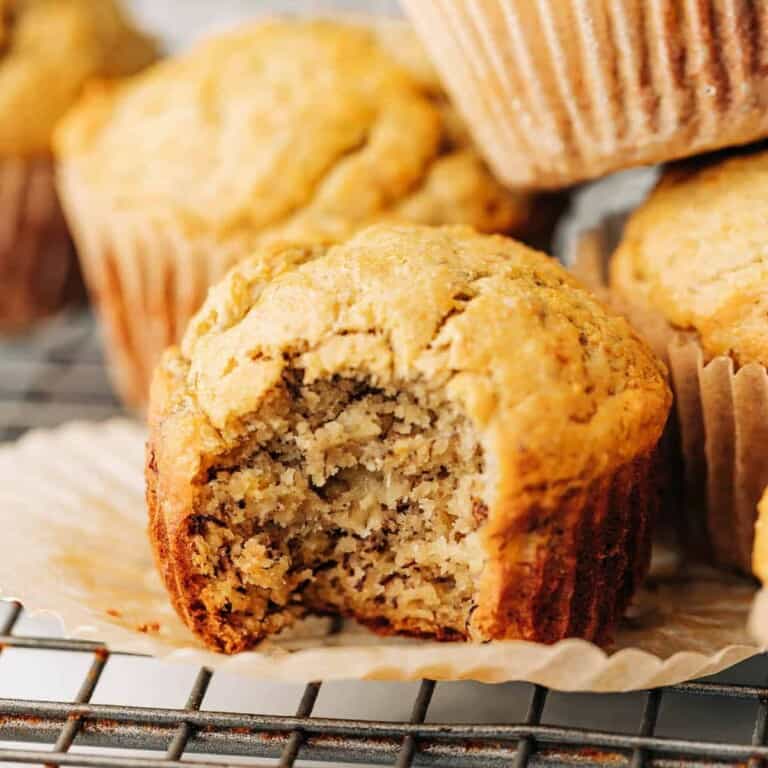 baby friendly banana muffin.