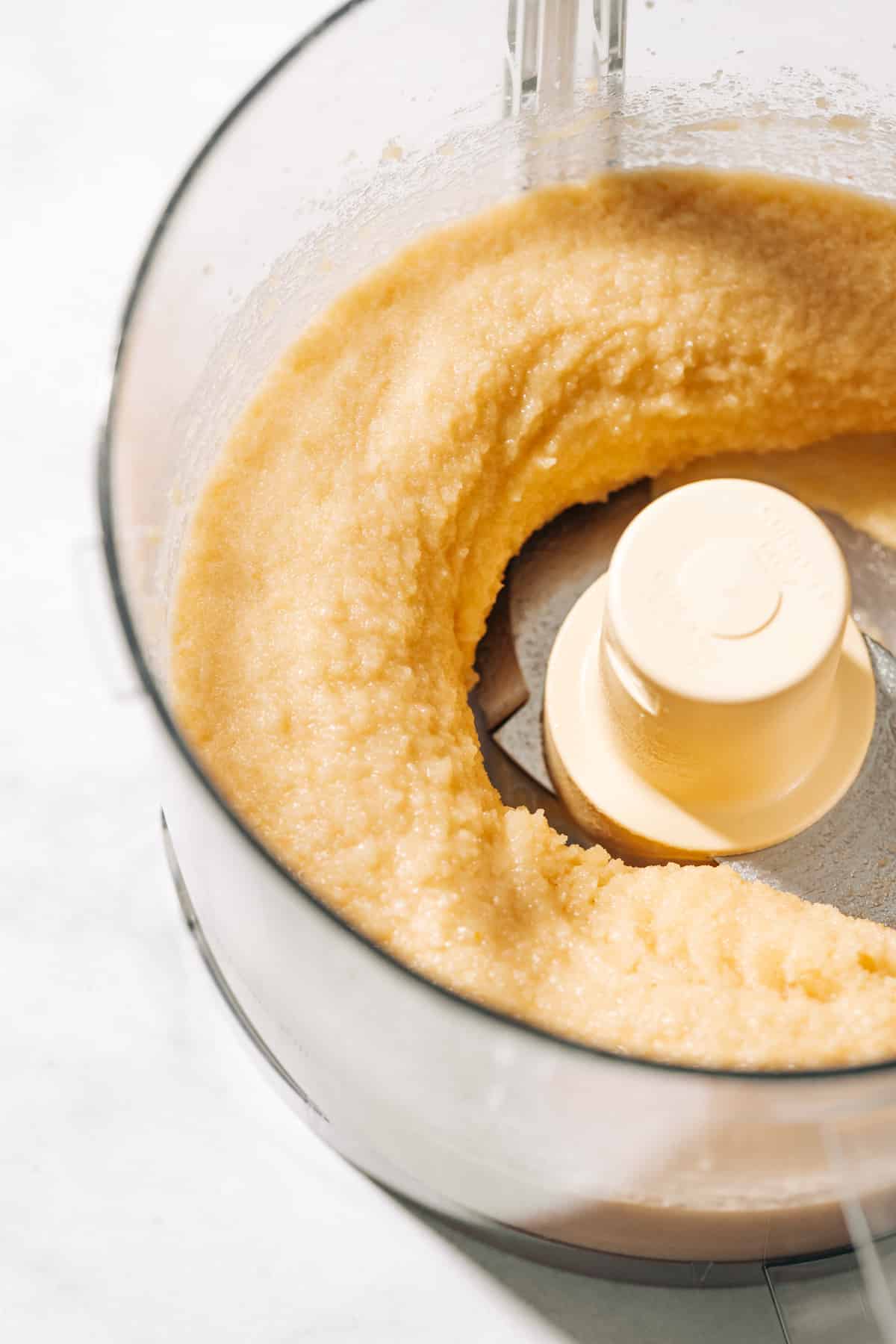 amygdalota dough in a food processor.