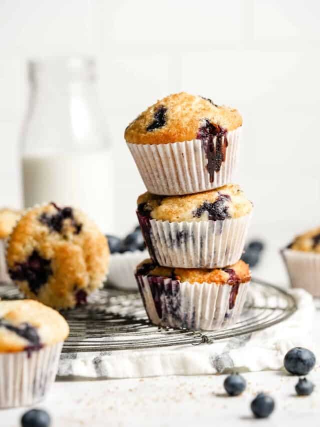 Best Ever Homemade Blueberry Muffins (Easy Recipe)