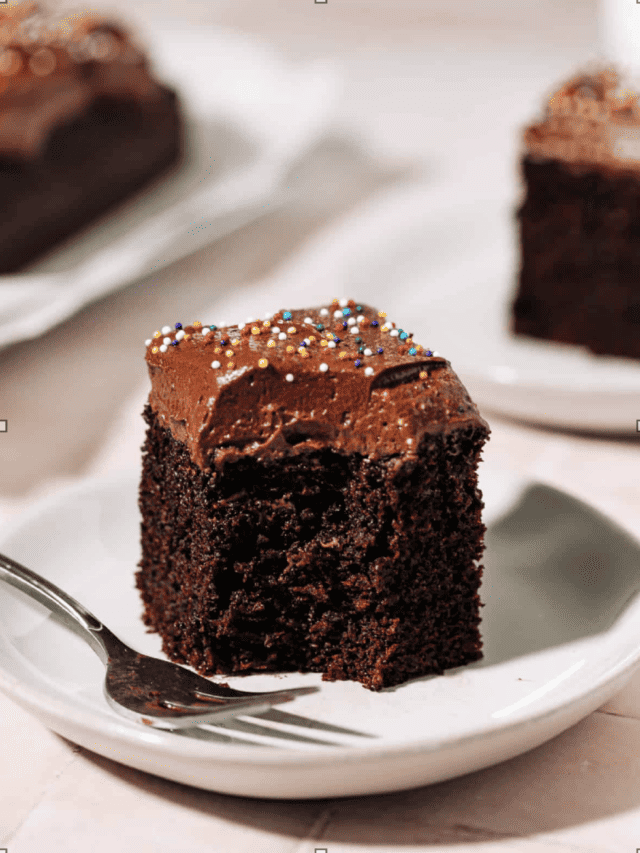 Best One Layer Chocolate Cake
