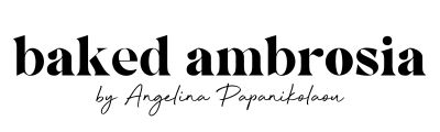 baked ambrosia by angelina papanikolaou logo.