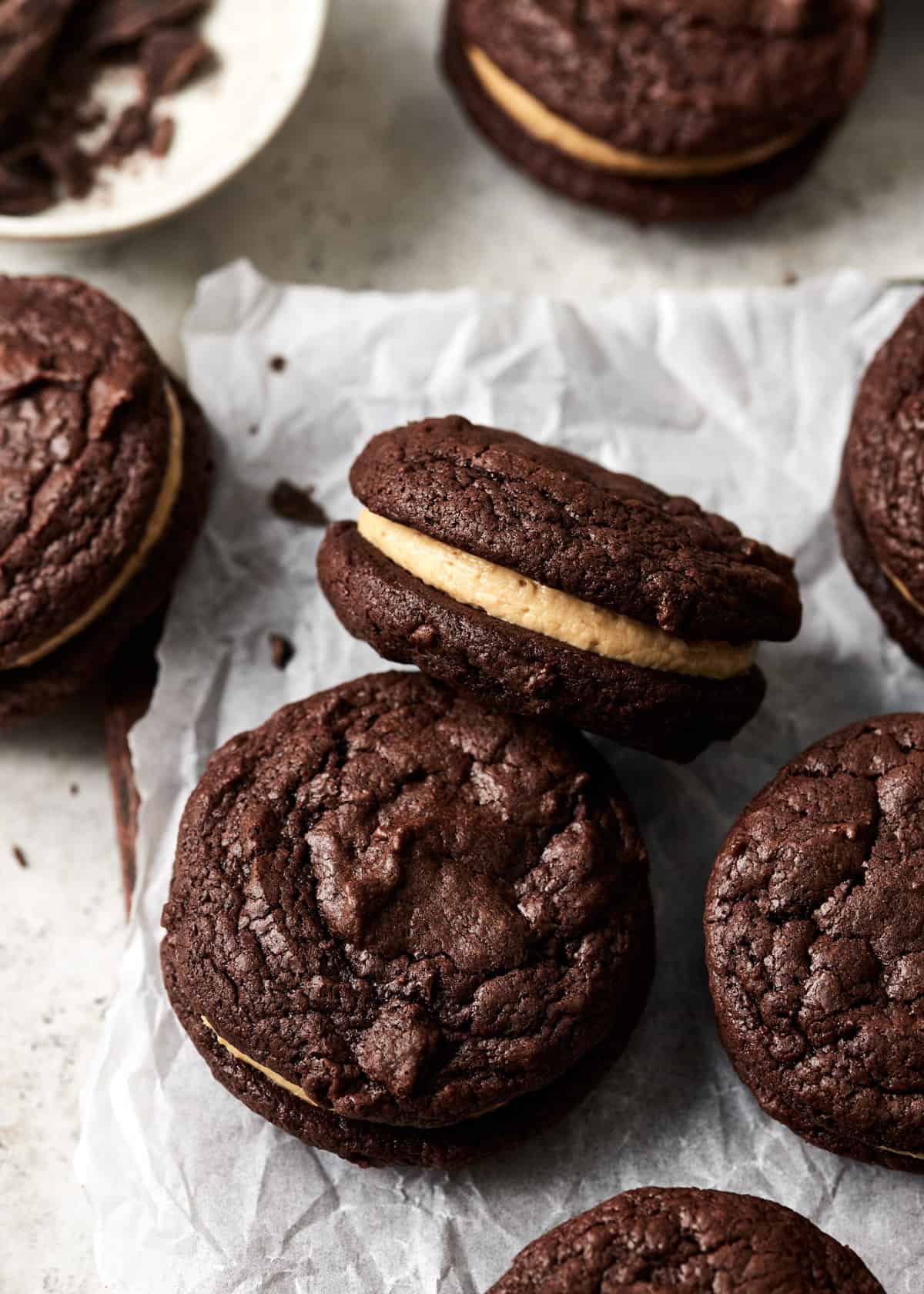 Buckeye brownie cookies.