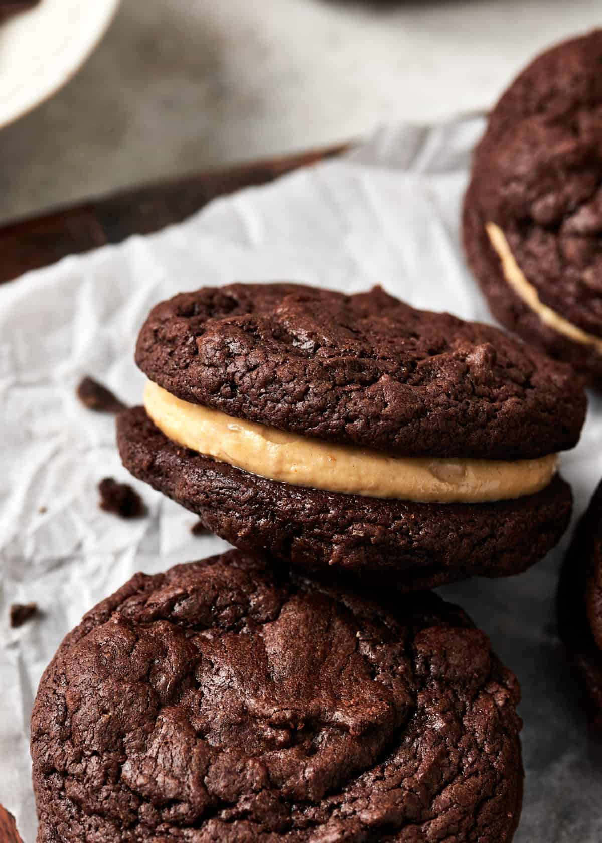 Buckeye brownie cookies.