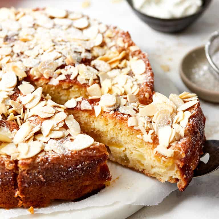 French apple cake.