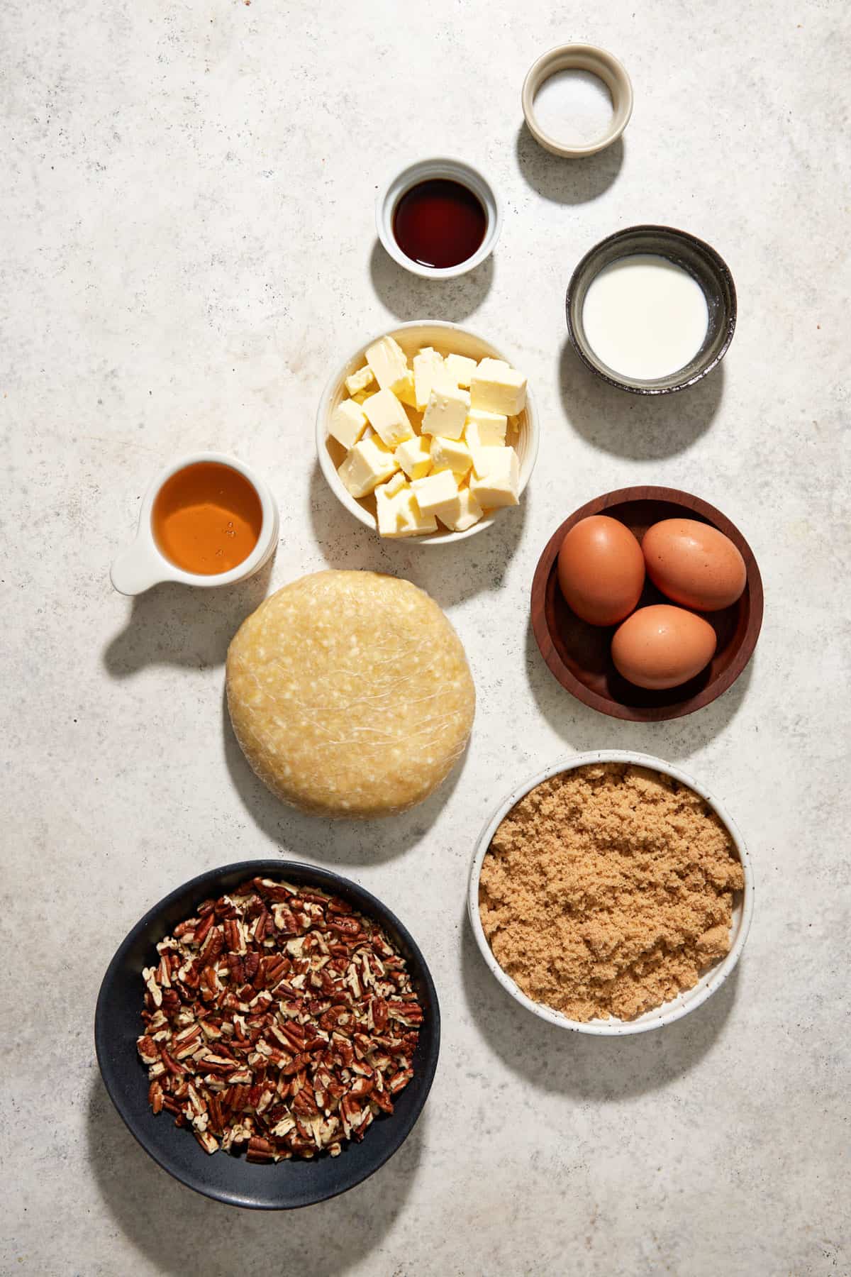 honey pecan pie ingredients.