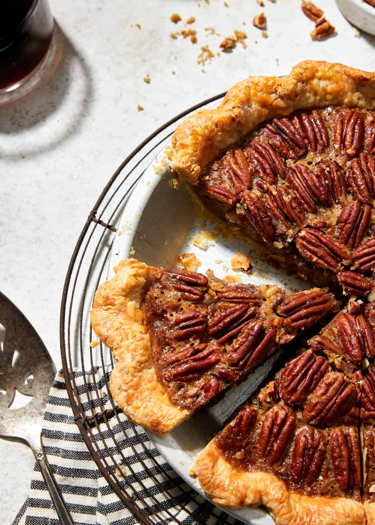 honey pecan pie.