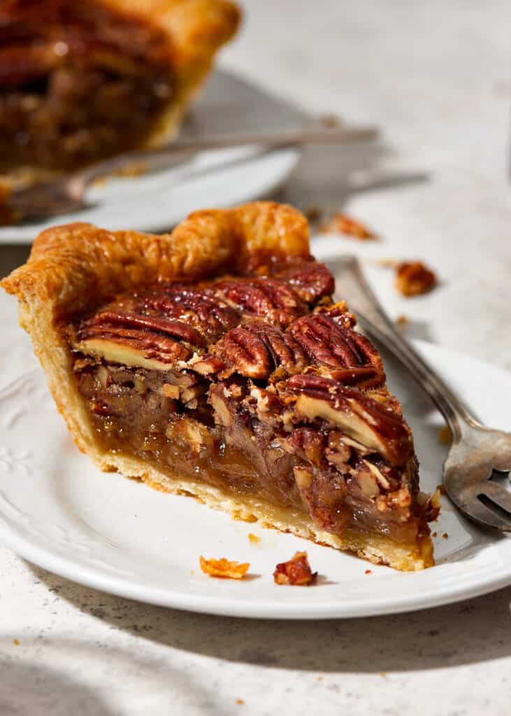 Honey Pecan Pie Recipe (without corn syrup) - Baked Ambrosia