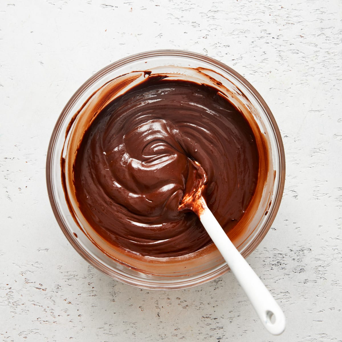 melted chocolate chips and honey in a bowl.